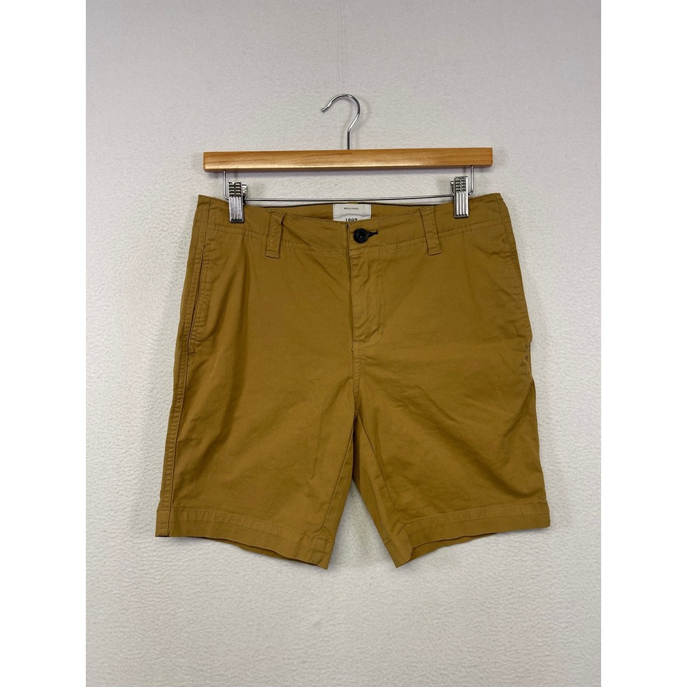 Gorpcore Workwear 1897 Mens 30 Brown Cotton Blend Stretch Chino Shorts